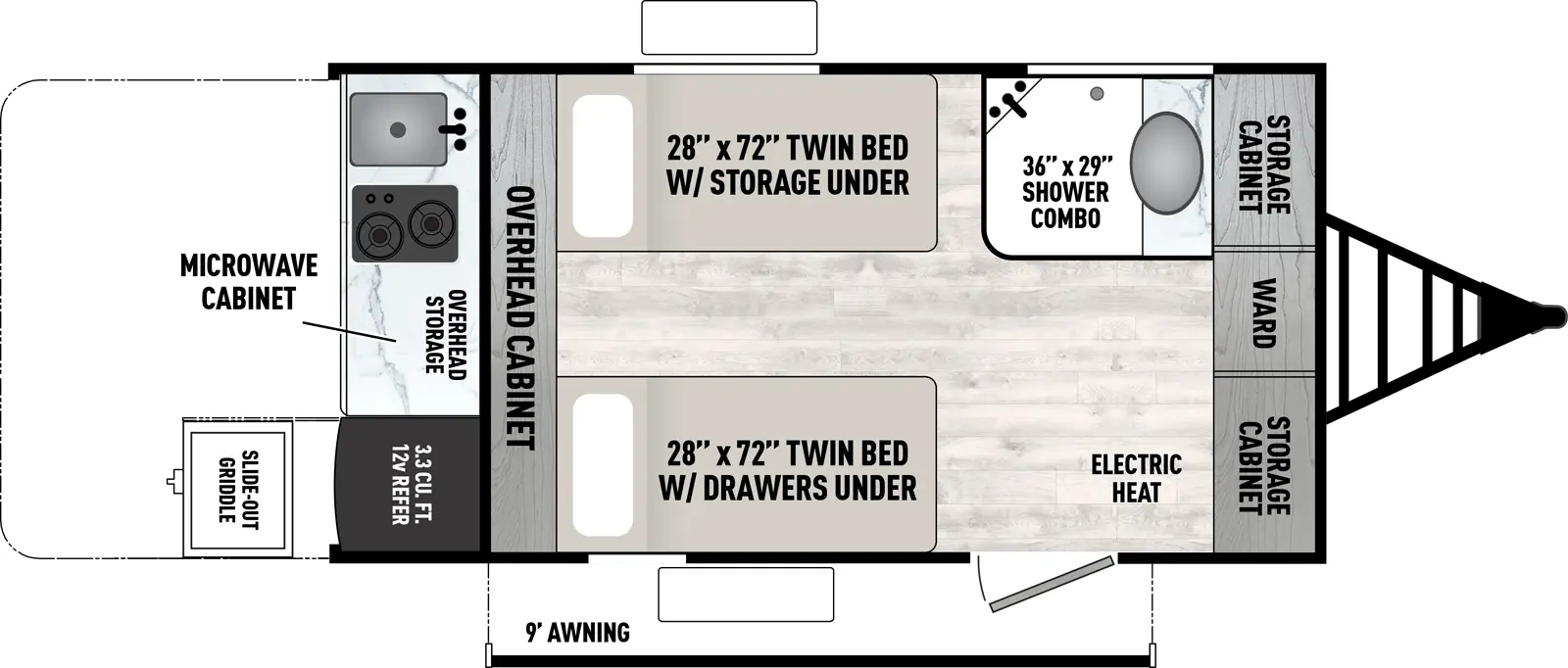 Clipper Rok 11000ROK Floorplan